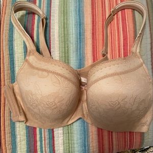 Beige Cacique Balconette Bra 38D